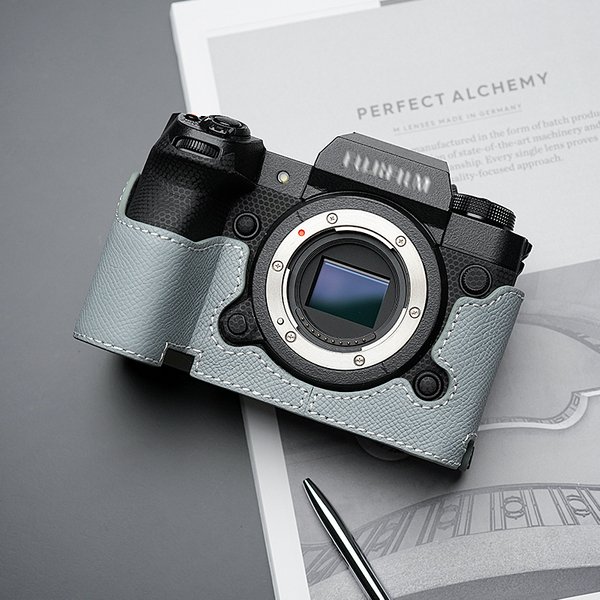 Mr.Stone für Fujifilm X-H2S XH2 Kameratasche Schutzhülle Kameragehäuse XH2S Kamera Handgefertigtes Echtleder Fujifilm XH2