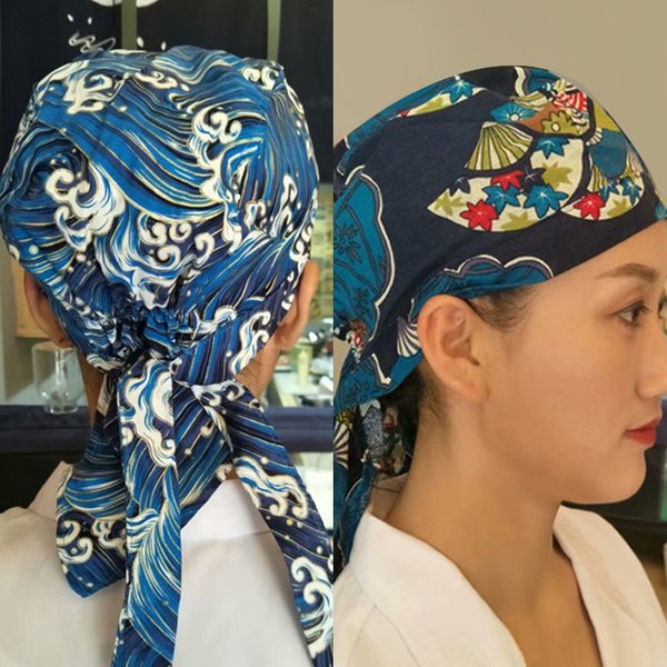 Chapeau de travail de Cuisine de Style japonais, foulard de Cuisine unisexe, chapeau de Chef de magasin d'alimentation, uniformes de Restaurant, casquette de cuisinier de Restaurant de Sushi d'hôtel