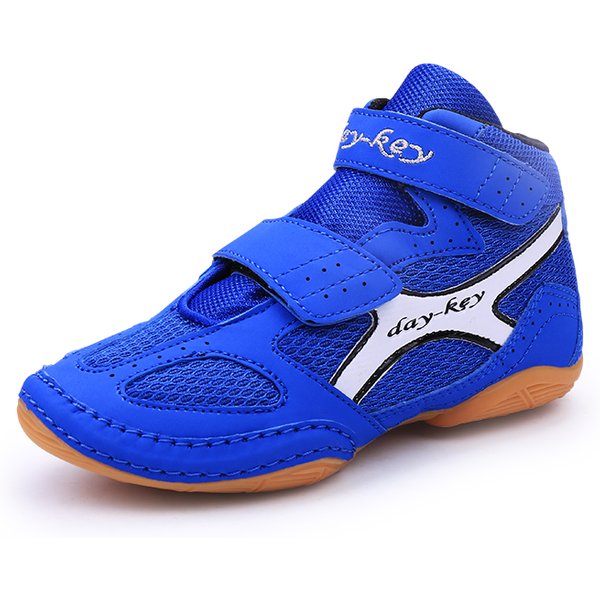 Chaussures de boxe de lutte pour enfants chaussures de lutte confortables d'entraînement pour enfants chaussures de boxe de lutte de Squat professionnel