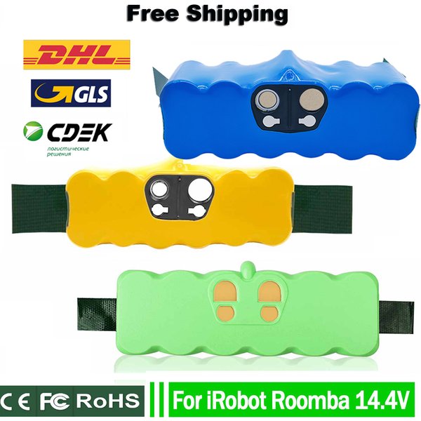 Batterie pour iRobot Roomba500 14.4V 6.4Ah/5.0Ah/3.8Ah batterie Rechargeable pour batterie d'aspirateur Roomba pour Batteries iRobot