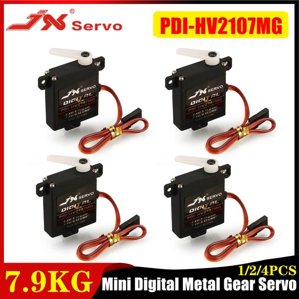 1/2/4PCS JX PDI-HV2107MG 7,9 KG Mini Digital Servo Hohe Präzision Metall Getriebe für RC Starrflügel Drone Flugzeug Flugzeug Upgrade Teile