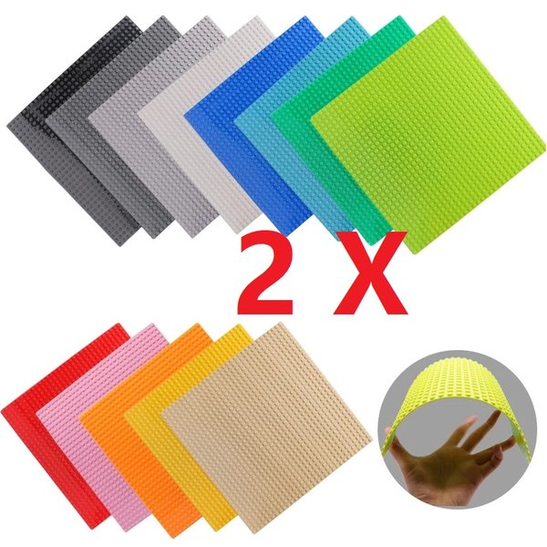 2PCS Klassische Grundplatten 32x32 16x32 Punkte Grundplatte MOC Blöcke Kunststoff Bausteine Montage Kompatibel marke Stadt Freunde