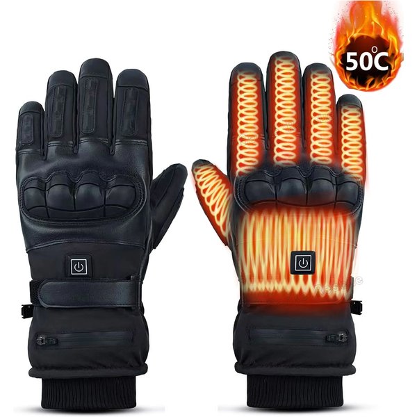 Beheizte Motorradhandschuhe für Herren, taktische Winterhandschuhe, Fahrradzubehör, Skiausrüstung, Fahrradzubehör, warm, Radfahren