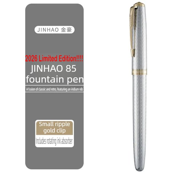 2026 Limitierte Auflage! JINHAO 85 Füllfederhalter, goldener Pfeilclip, Kupfermaterial, Schreibstift, Schule, Bürobedarf, Schreibwaren