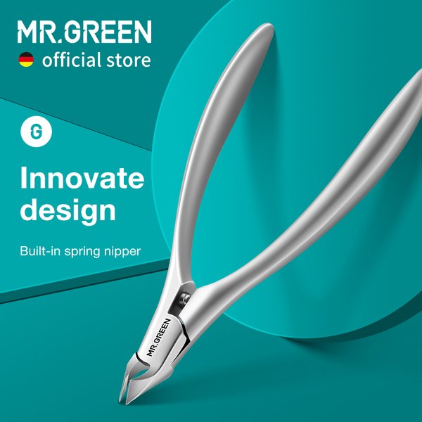 MR.GREEN Nagelhautzange Innovative Nagelhautschere Eingebaute Federschere Trimmer Dead Skin Remover Maniküre Beauty Tool