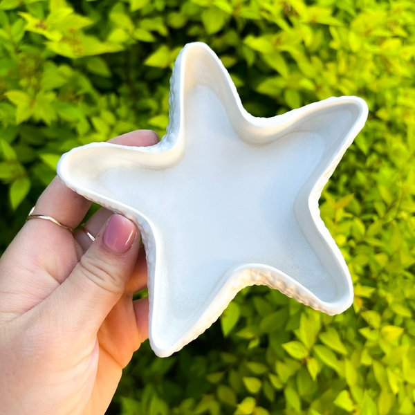 3D Seestern Tablett Silikon Form DIY Pentagramm Schmuck Lagerung Palette Formen Gips Beton Harz Platte Casting Mold Home Decor