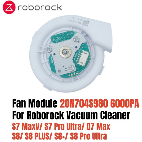 Original 6000Pa 20N704S980 Lüftermodul für Roborock S7 MaxV / Q7 Max/ S8/ S8 PLUS/ S8+/ S8 Pro Ultra Roboter-Staubsauger-Teile