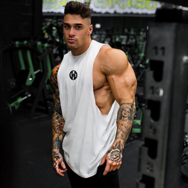 Muscleguys – vêtements de sport pour hommes, débardeurs d'entraînement, Fitness, musculation, trous de bras coupe basse, gilet, Singlets musculaires, vêtements de sport, débardeur
