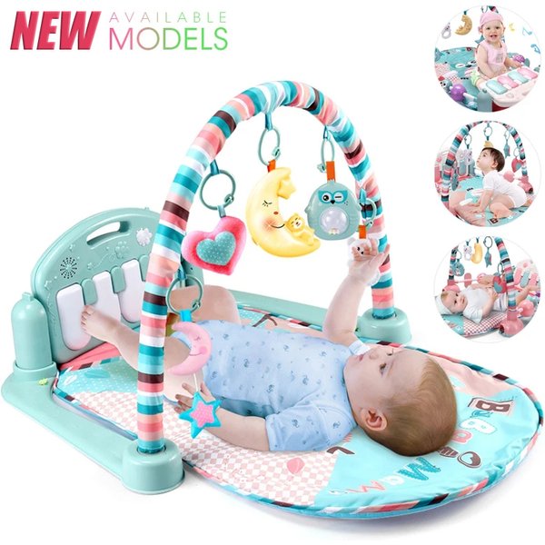Support de Fitness pour bébé, jeu de musique, jouets d'activité de gymnastique, couverture rampante pour Piano pour nouveau-né, tapis de jeu à pédales, éducation précoce, cadeaux de 0 à 36 mois