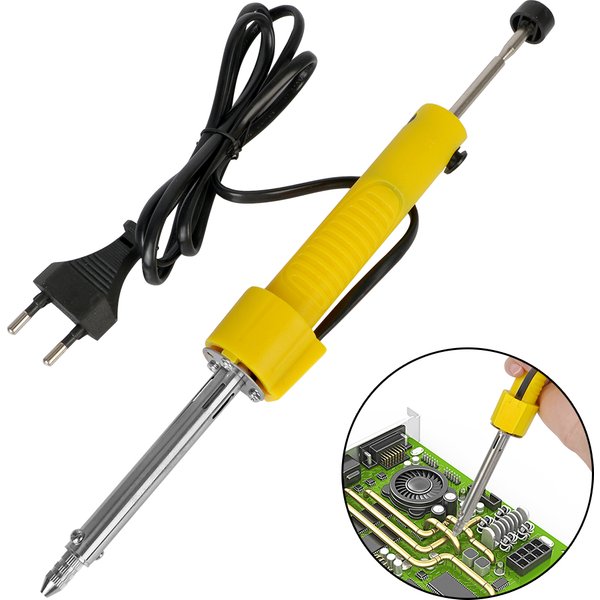 Prise ue 220V 30W 2 en 1, équipement de soudage, fer à souder électrique, outil de soudage de précision, outil manuel, pistolet d'aspiration en étain, fer électrique