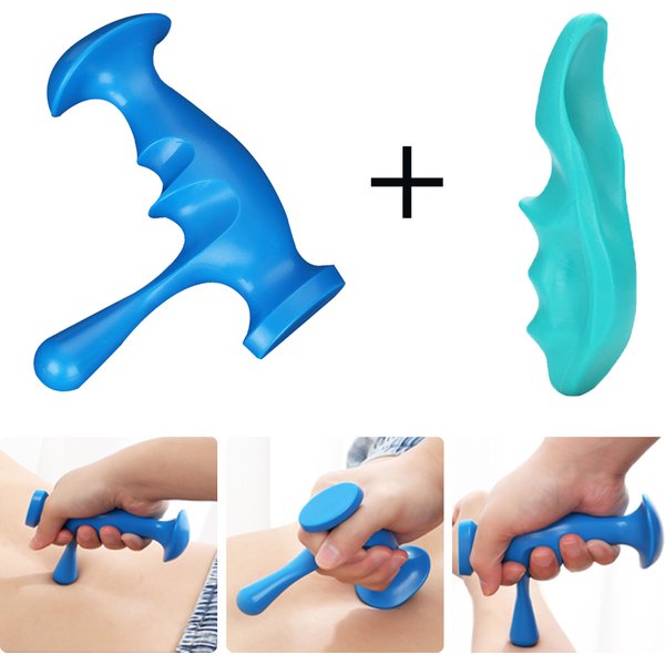 Masseur en forme de T, pression du pouce et des doigts, Point de déclenchement, outils de physiothérapie manuels, corps complet, tissus profonds, relaxation, soulagement de la douleur