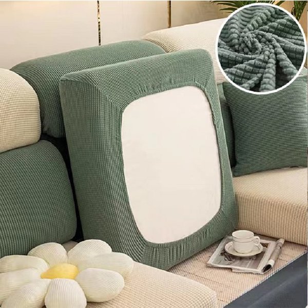 Housse de canapé élastique épaisse pour salon, couleur unie, protection de meubles, housse de coussin, housses de canapé amovibles