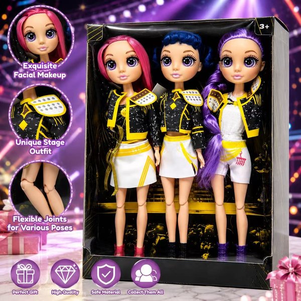 Nouvelle figurine d'action Rumi Mira Zoey style musical démoniaque 2026, figurine d'anime, poupée cosplay, cadeau mignon pour enfants, cadeaux d'anniversaire