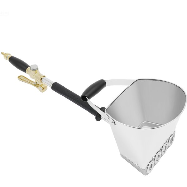 Zementsprühgerät, Mörserpistole, Kittspritzmaschine für Dach, 1/2 Lufteinlass, Aluminium, 4 Löcher, 3,5 l, für Baurenovierung