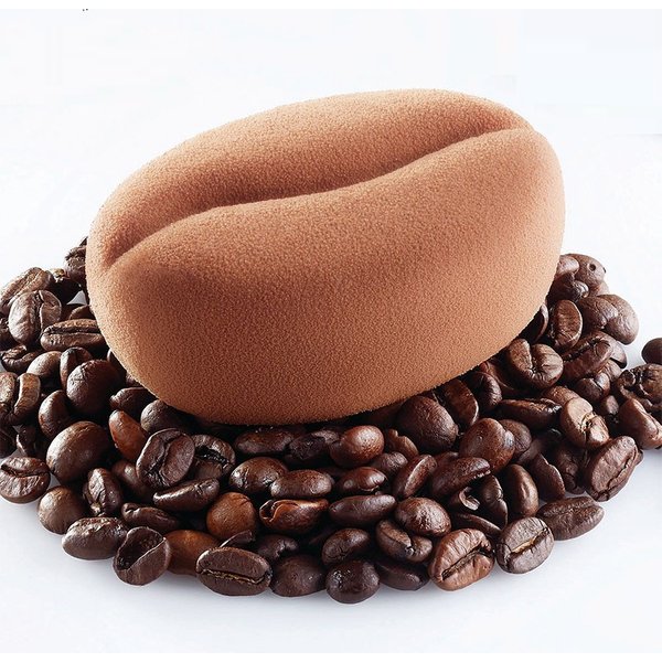 Moule à gâteau en Mousse en Silicone, 6 formes de grains de café, à pâtisserie, pour la cuisson de desserts français, outils de décoration de gâteaux, DIY