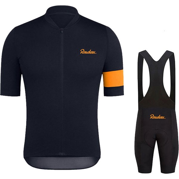 Raudax 2025, Herren-Kurzarmtrikot-Sets, Ropa Ciclismo Hombre, Sommer-Radsportbekleidung, Triathlon, Trägerhose, Anzug, Fahrraduniform