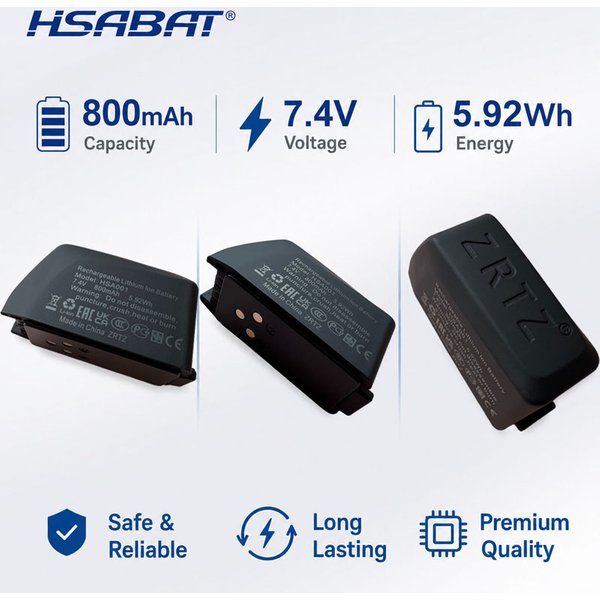 1~5 Stück HSABAT 800mAh Akku für SRAM Etap Force XX1 X01 GX AXS Rot