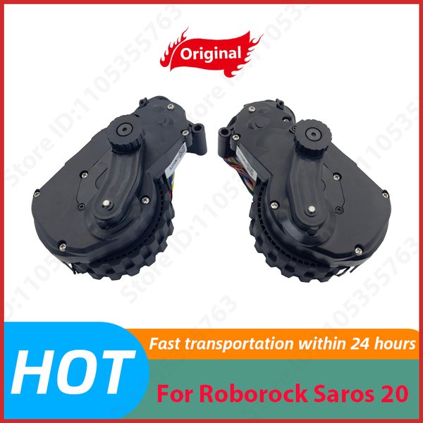 Roues de marche gauche et droite originales pour aspirateur Robot Roborock Saros 20, accessoires de roues