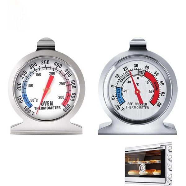1PCS Gefrierschrank Ofen Thermometer Bbq Grill Temperatur Gauge Beste Genaue Edelstahl Sicher Herd Thermo Meter Backen Werkzeuge