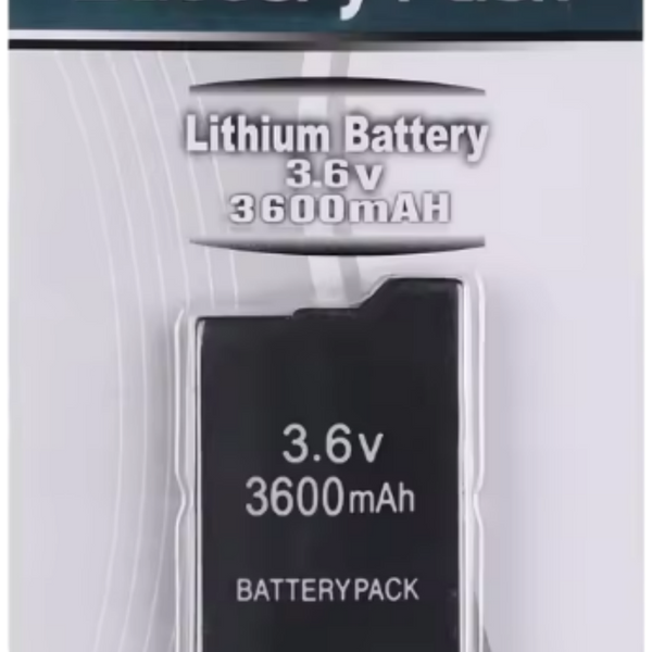 Akumulator litowy 3.6V 3600mAh do PSP 2000/3000, zamiennik baterii litowych 3600mAh do PSP 1000 PSP-S110