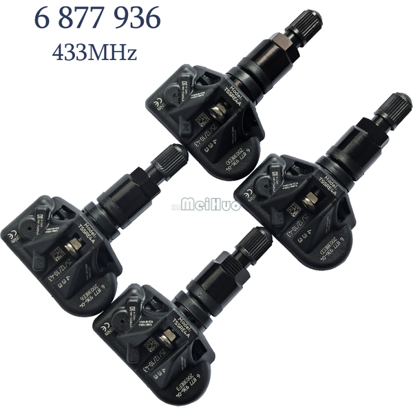 1/4 SZT. 6877936 433MHZ Czujnik Ciśnienia w Oponach Do Alpina 3 4 BMW 1 2 3 4 I4 IX1 X3 Z4 Mercedes-Benz E Mini Aceman Samochodowy TPMS 6877937