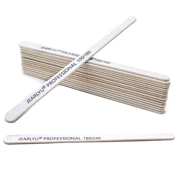 10 Stück starke dicke Holz nagel feilen Grit 100 180 240 Lima Puffer Maniküre Feile Holz schleif maschine Zubehör