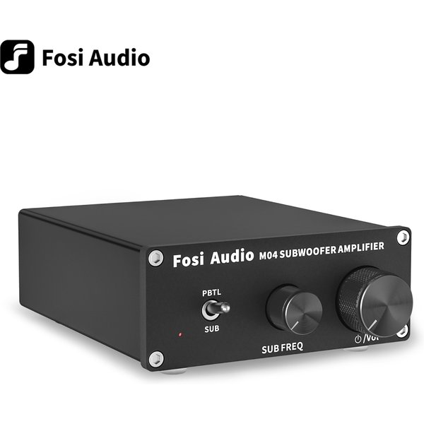 Fosi Audio Mono Amplifier Subwoofer Amp 100W With Bass Power Amplifier For Home Passive Speaker M04