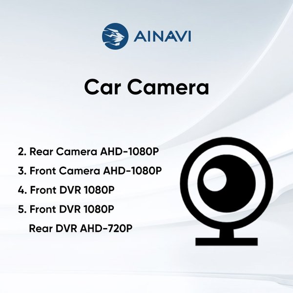 Ainavi – caméra arrière HD AHD étanche, enregistreur de conduite DVR 1080P, caméra de tableau de bord ADAS pour système de lecteur multimédia Android