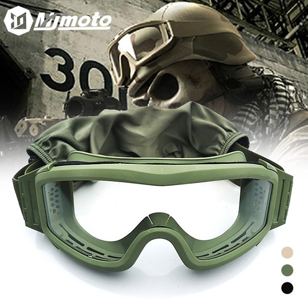 Militärische Taktische Schutzbrille Winddicht Airsoft Paintball Brille Männer Frauen Kriegsspiel Brille Camping Wandern Sand Prävention UV400