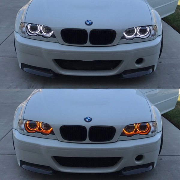 Für BMW 3er E46 316i 318i 320d 323i 328i 330i 325xi 330d 1998-2005 Ausgezeichnete Angel Eyes-Ringe aus LED-Baumwolle, Tageslicht