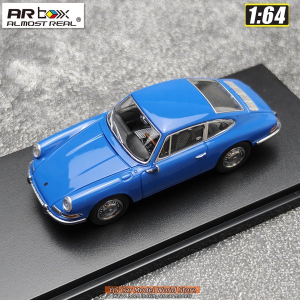AR BOX – model samochodu Porsche 911 F w skali 1/64, wykonany z odlewu metalowego, do kolekcji.