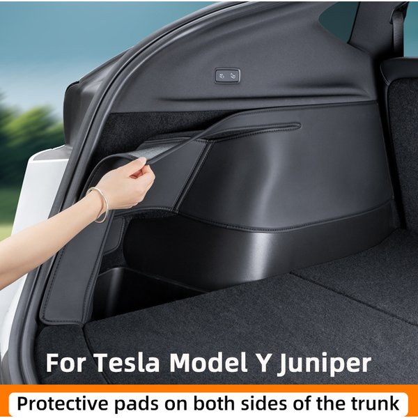 For Tesla Model Y Juniper 2026 Rear Trunk Side Anti-Kick Pad Full Coverage Protection Kit Car Anti-dirty Pad Accessorie