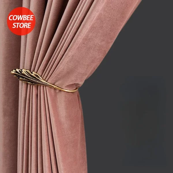 Rideaux de velours de luxe nordique, pour salon, chambre à coucher, Tulle, arrière-plan rouge européen, fenêtres de cuisine occultantes