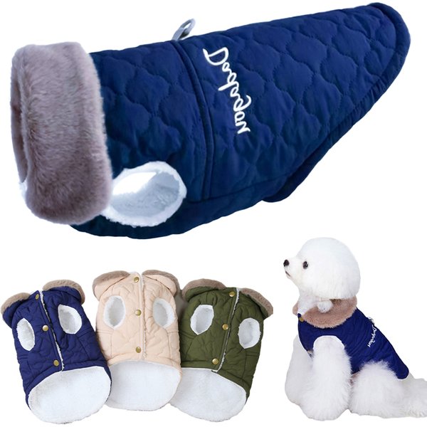 Warme Fleece-Hundejacke, Weste, Winter-Hundekleidung, Welpen, Katzen, französische Bulldogge, Mantel, Chihuahua York, Haustierbekleidung für kleine und mittelgroße Hunde