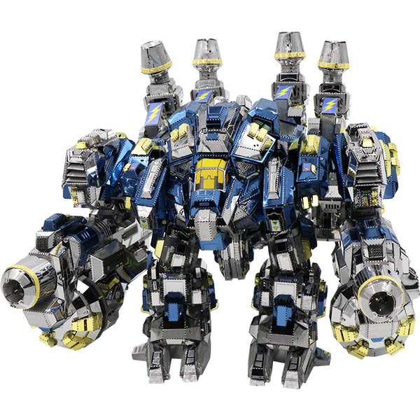 Mu 3d Metall puzzle Gott des Krieges kehrt Donner Gott Kampf Rüstung DIY 3D Laser geschnitten montieren Puzzle Spielzeug Desktop-Dekoration Geschenk