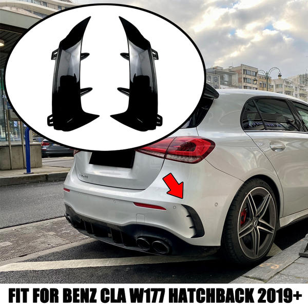 Convient pour mercedes-benz accessoires CLA W177 hayon A45 A35 A180 A200 A220 AMG 2019 + becquet de pare-chocs arrière côté Canard évent C