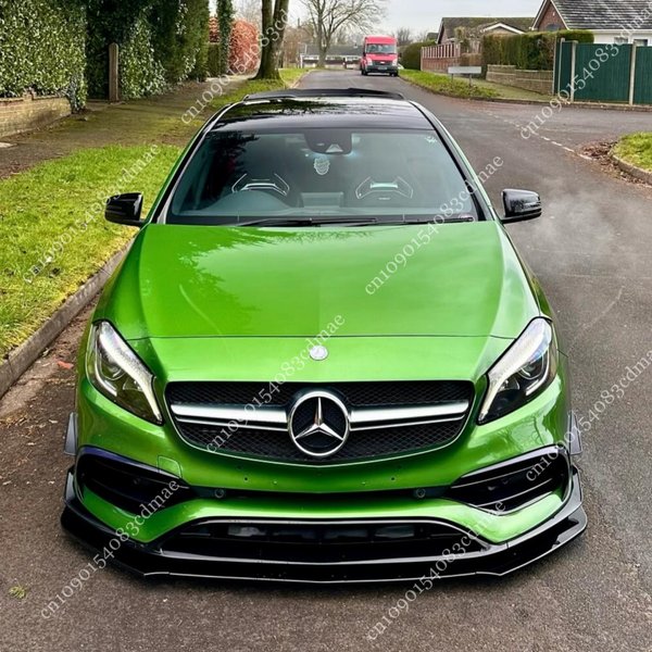 Lèvre de séparation de pare-chocs avant, pour Mercedes Benz classe A W176 AMG LINE A180 A200 A250 A35 A45 2013 – 2018, Kit de carrosserie de lame de becquet automatique