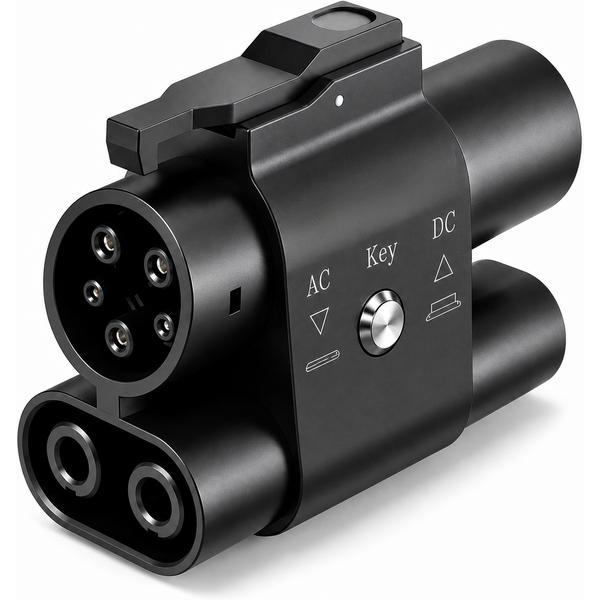 Adapter ładowania CCS2 do CCS1 DC AC EV 250A/500A 1000V DC 32A 240V AC do ładowarki pojazdów elektrycznych CCS2 do CCS1 DC+AC