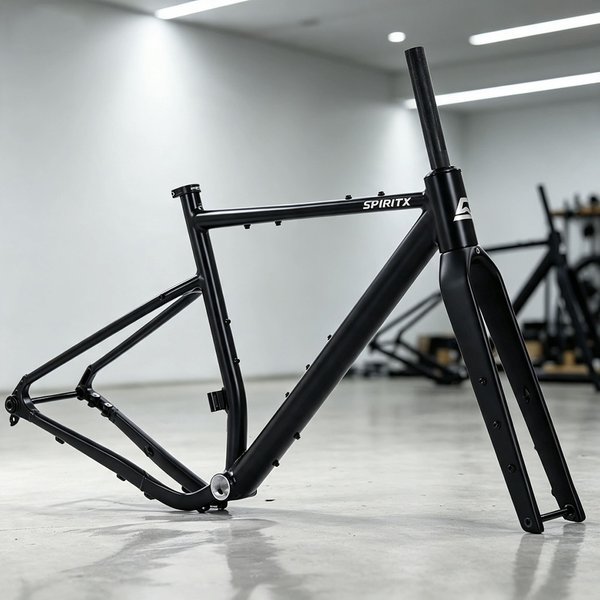 Rama rowerowa gravel ze stopu aluminium z osią przelotową, kompatybilna z karbonowym widelcem przednim, rozmiar opon 700x50C, UDH, hamulce tarczowe, zestaw ramy rowerowej.