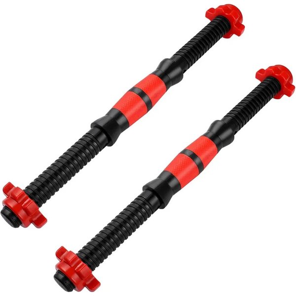 Neue PVC Hantel Bar Home Gym Zubehör langlebige Lang hantel Schnalle Fitness geräte Spin-Lock Kragen Gewinde Hantel Griffe