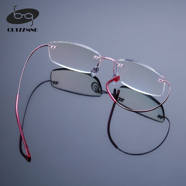 1pc flexible ultraleichte Lesebrille randlose Memory Titan Brillen Vision Care presbyopische Brillen stärke 1.0 ~ 4,0