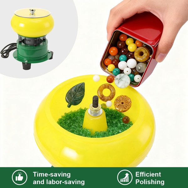 Jade Vibrationspoliermaschine Achat Vibrationsschleifmaschine für Metallschmuck Vibrationspoliermaschine Schleifwerkzeug