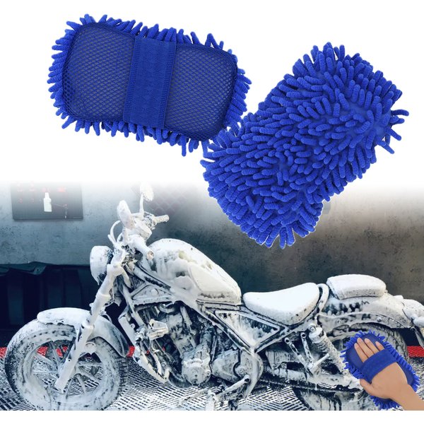 Waschen Handschuhe Motorrad Schaum Waschmaschine Pinsel Sitz Rad Reinigung Werkzeuge Auto Pflege Dirt Pit Bike Zubehör Haushalt Universal