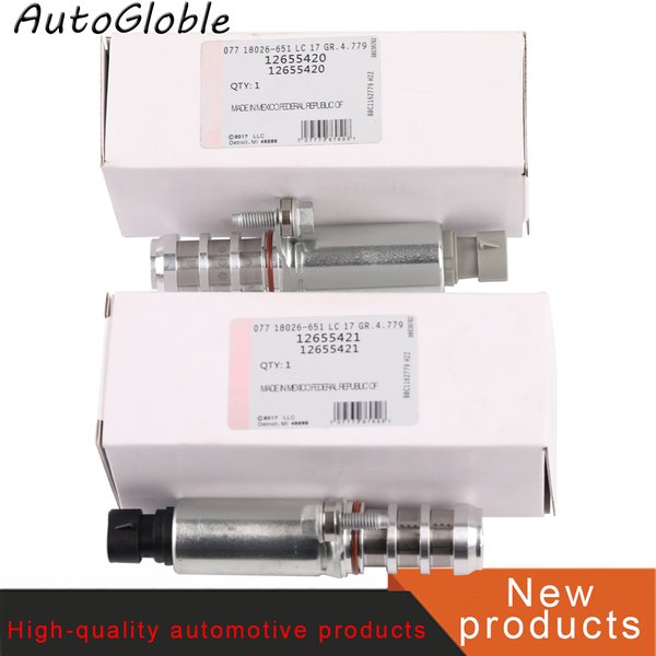 1Pair VVT Valve Variable Control Timing Solenoid For Chevrolet- Cobalt Captiva HHR Impala Malibu Pontiac- 12655420 12655421