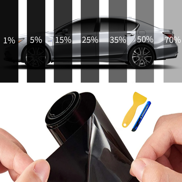 50cm x 3/6m Folia do przyciemniania szyb samochodowych Auto Vinyl Anti Look Glass Sticker Folie Ceramic Summer Solar UV Protector Mirror Films
