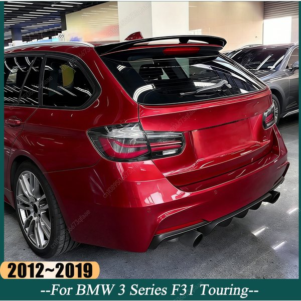 Aileron de coffre arrière ABS noir brillant pour BMW Série 3 F31 Touring 320i 328i 330i 320d 330d 2012-2019 style MP Tuning