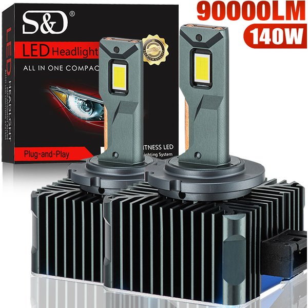90000LM D3S LED D1S D2S D4S D5S D8S Led 140W Scheinwerfer HID D1R D2R D3R D4R D5R D8R Birne canbus Auto Licht Auto 6000K 12V 24V