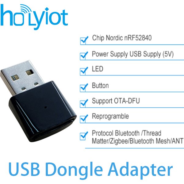 Dongle USB nordique NRF52840, adaptateur Dongle Bluetooth 4.0 5.0 pour Eval, Module d'outil de développement Bluetooth, Modules d'automatisation