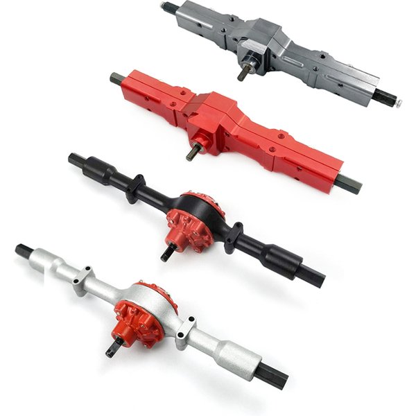 Metal Gear Rear Axle with Steel Gear for WPL D12 C14 C24 C24-1 B14 B24 B36 Mini Truck Upgrade Modified Parts
