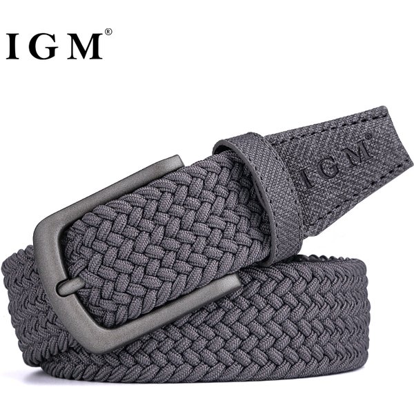 Fashion Men needle buckle belt Canvas Pants Jeans stretch denim men Braided Belt